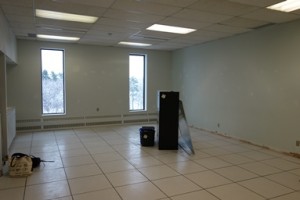 Empty lab ready to begin renovations