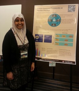 Sana and her CRA-W poster