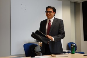 Shuja defends his Master's thesis