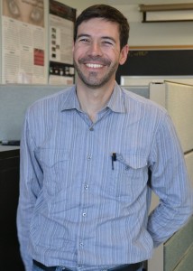 Photo of Gerardo Reynaga in the CHORUS lab