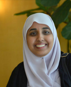 Portrait of PhD student Sana Maqsood.
