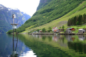 Scenic fjords taken from the water
